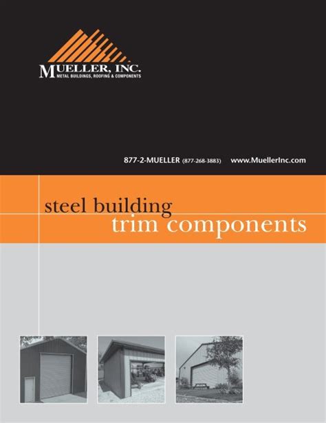 sheet metal flashing and trim specification|mueller metal buildings trim catalog.